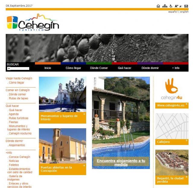 El PP denuncia la incapacidad del equipo de gobierno en materia turística y la eliminación de la web de Turismo de Cehegín