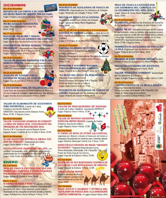 Fin de semana cargado de actividades navideñas en Cehegín