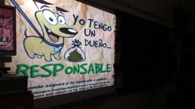 Los alumnos de los colegios de  Cehegín reciben charlas  sobre la concienciación del bienestar animal
