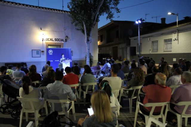 Alicia del Amor: 'Las pedanías de Cehegín tendrán más seguridad, más limpieza y menos impuestos'
