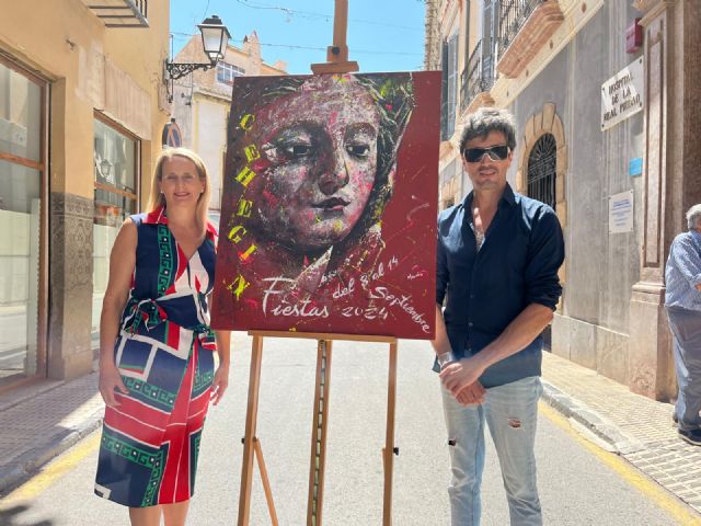 La Virgen de las Maravillas del pintor Manolo Peñalver anuncia las Fiestas Patronales de Cehegín 2024