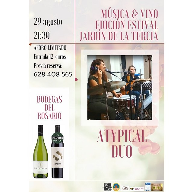 El próximo sábado, 29 de agosto, continúa la edición estival de la iniciativa “Música y Vino”