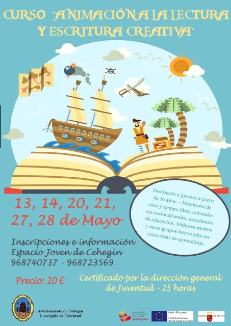 Ampliado el plazo de inscripción del Curso de Animación a la Lectura y Escritura Creativa