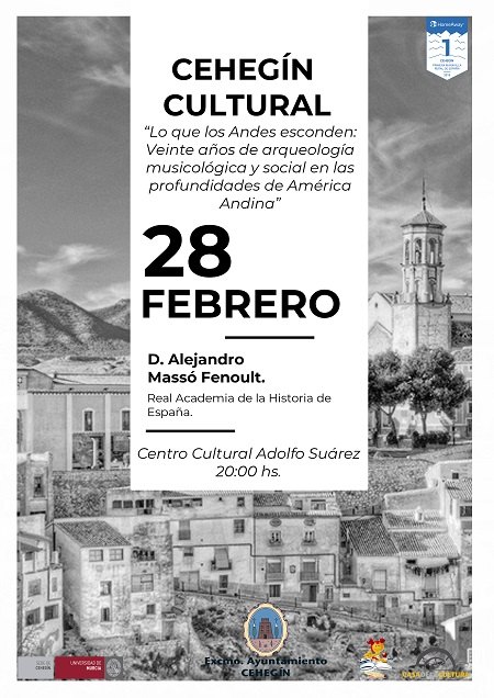 Alejandro Massó cierra este viernes el “Cehegín Cultural”