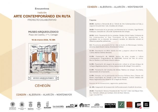 Cehegín acogerá el proyecto colaborativo 'Arte Contemporáneo en ruta'