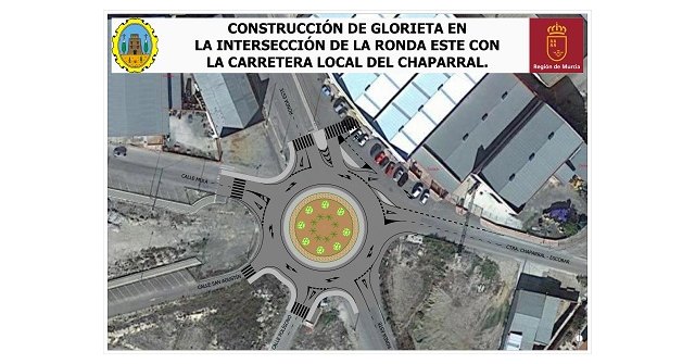 Abiertos los periodos de licitación de las obras para la construcción de una Glorieta en la intersección de la Ronda Este con la Ctra. del Chaparral