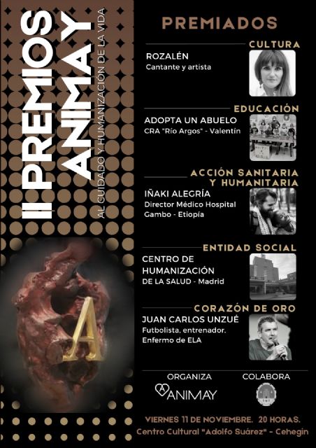ANIMAY presenta la II Edición de los premios al cuidado y la humanización de la vida
