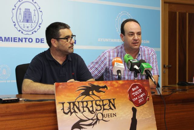 UNRISEN QUEEN ofrecerá un concierto en Cehegín el próximo sábado, 3 de junio