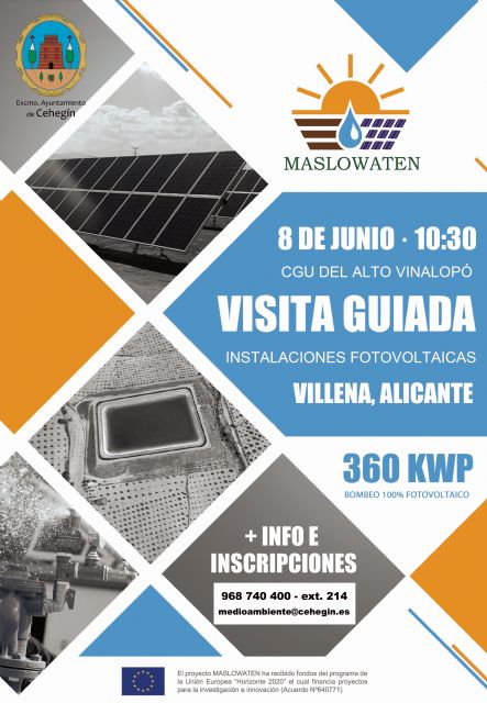 Organizada una visita guiada a una instalación de riego fotovoltaica