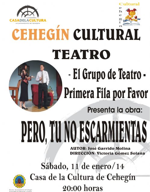 El ciclo 'Cehegín Cultural' comienza el año con teatro en la Casa de la Cultura
