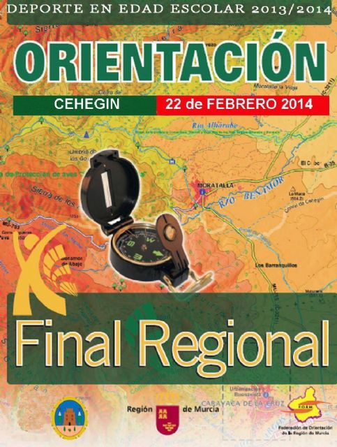 Cehegín acogerá la Final Regional de Orientación de Deporte Escolar el 22 de febrero