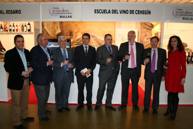 La Escuela del Vino de Cehegín, presente en la I Feria de Enoturismo de la Región de Murcia