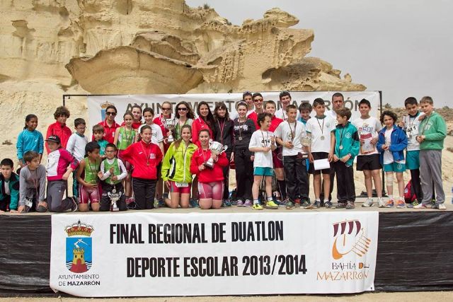 Buena participación de Cehegín en la Final Regional de Duatlón en Edad Escolar