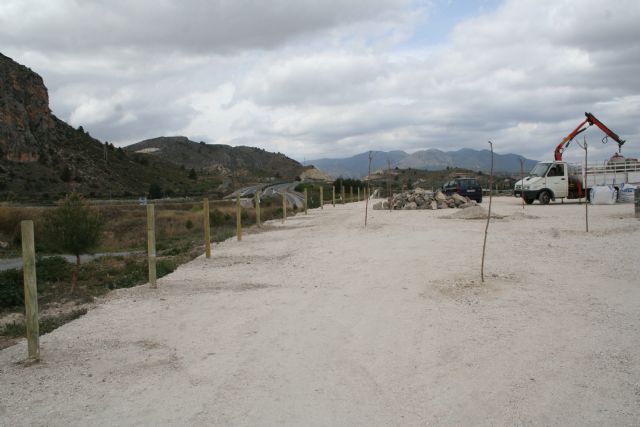 La Vía Verde contará con un área de descanso y un mirador con vistas al casco antiguo de Cehegín