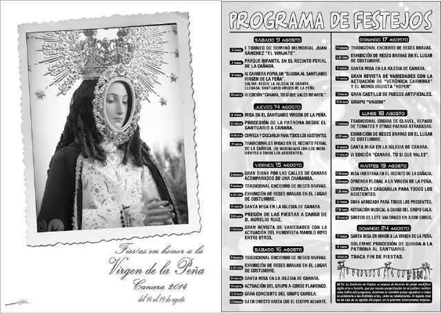 Canara celebra las fiestas en honor a la Virgen de la Peña con un intenso programa de actos