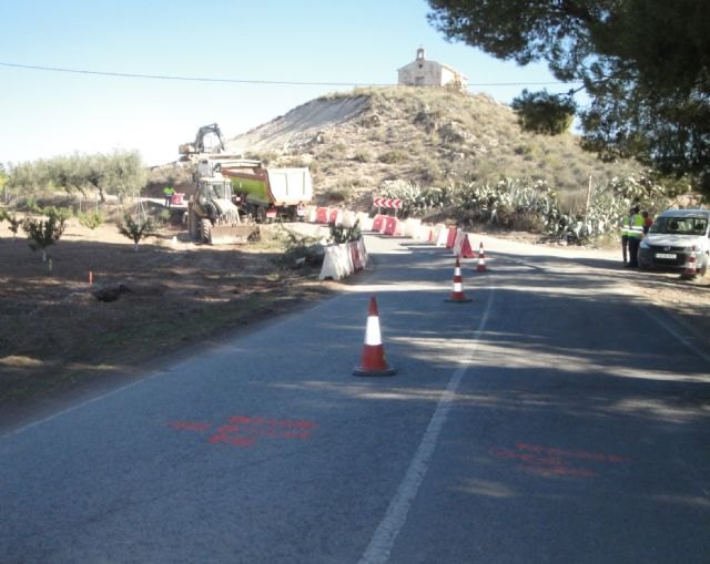 La Comunidad elimina una curva peligrosa en la carretera que comunica Cehegín y Canara para mejorar la seguridad en esta vía