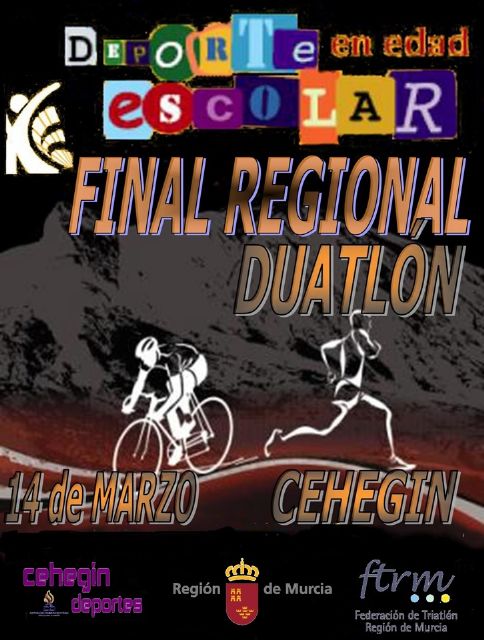 Cehegín será sede de la Final Regional de Duatlón en Edad Escolar el 14 de marzo