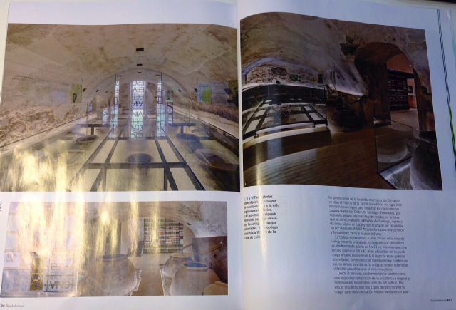 La revista estadounidense 'Interior Design' publica un reportaje de la Escuela del Vino de Cehegín