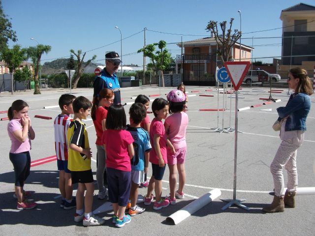 Unos 1.000 escolares de Primaria participan este mes en las XIV Jornadas de Educación Vial de Cehegín