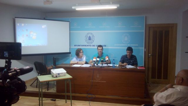Rueda de prensa del Alcalde de Cehegín en su primer mes de mandato