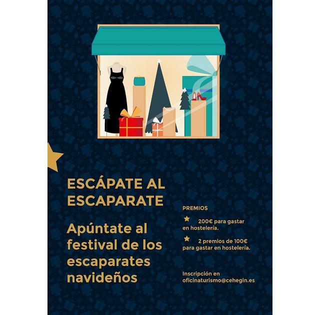 El Ayuntamiento de Cehegín lanza un concurso de escaparates navideños para el comercio local