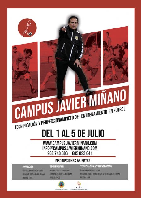 El VII Campus Javier Miñano se celebrará en julio