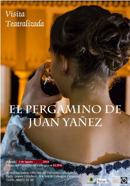 La Concejalía de Turismo oferta para mañana sábado la visita teatralizada  'El pergamino de Juan Yáñez'