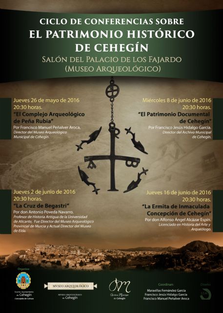 Francisco Jesús Hidalgo hablará mañana sobre 'El Patrimonio Documental de Cehegín' en el Ciclo sobre Patrimonio Histórico