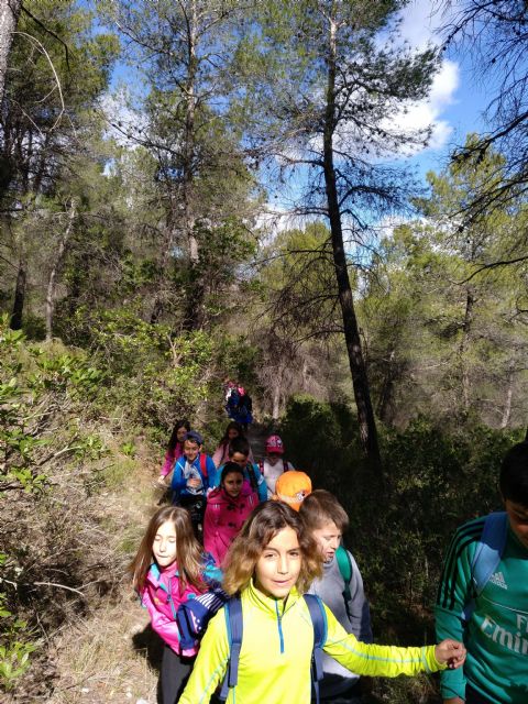 La ultima actividad del proyecto 'Cehegín y su entorno', acerca la naturaleza a los escolares de la localidad