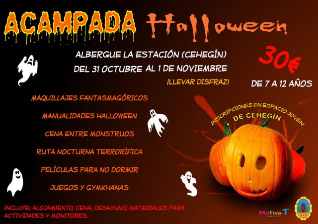 La Concejalía de Juventud organiza una Acampada sobre Halloween 2016