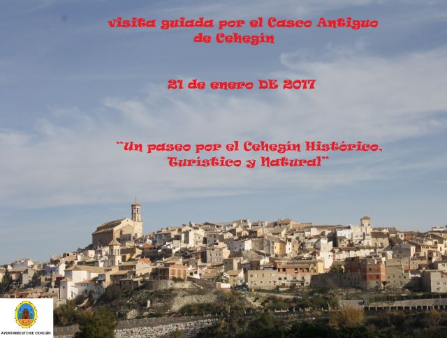 La Concejalía de Turismo oferta una visita guiada por el Casco Antiguo de Cehegín el próximo 21 de enero