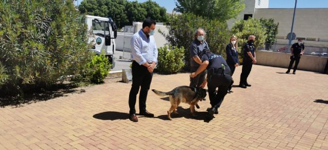 La Policía Local de Cehegín presenta su nueva Unidad Canina
