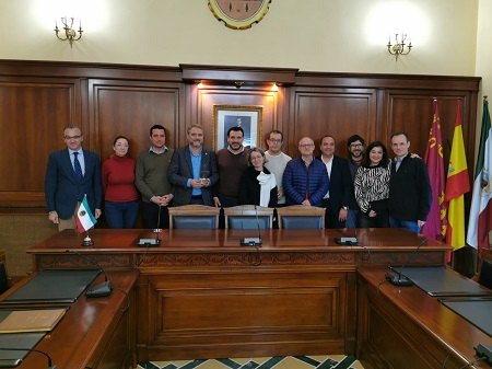 El Rector de la Universidad “Miguel Hernández” visita Cehegín, junto a su Equipo de Dirección