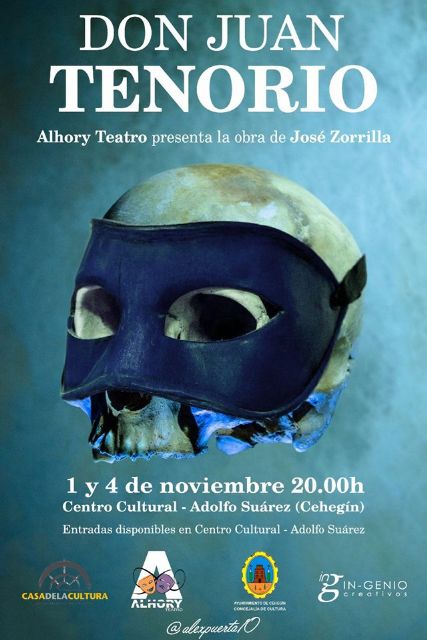 Alhory Teatro representará la obra  'Don Juan Tenorio' en Cehegín