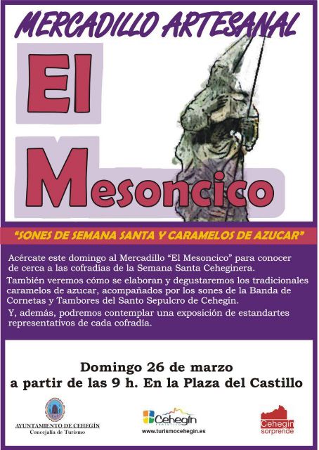 Llega el Mercadillo Artesanal 'El Mesoncico' con una nueva edición dedicada a la Semana Santa