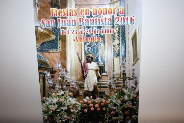La pedanía de Valentín comienza mañana un intenso programa de actos festivos en Honor a San Juan Bautista