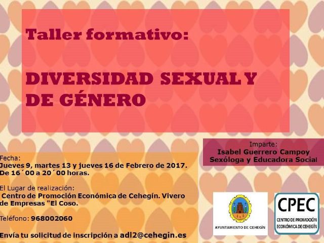 La Concejalía de Igualdad y de Mujer organiza un taller sobre diversidad sexual y de género