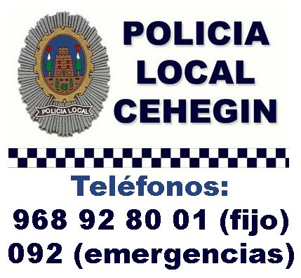 La Policía Local de Cehegín detiene a dos vecinos de la localidad como presuntos autores de un delito de Tráfico de Drogas