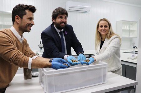 López Miras inaugura el Centro de Investigación de Ecología Industrial de la empresa Entomo Agroindustrial