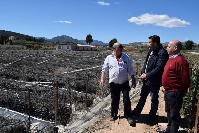 Ciudadanos denuncia que los agricultores de Cehegín afectados por el temporal siguen sin cobrar las ayudas prometidas por el Gobierno regional hace 14 meses