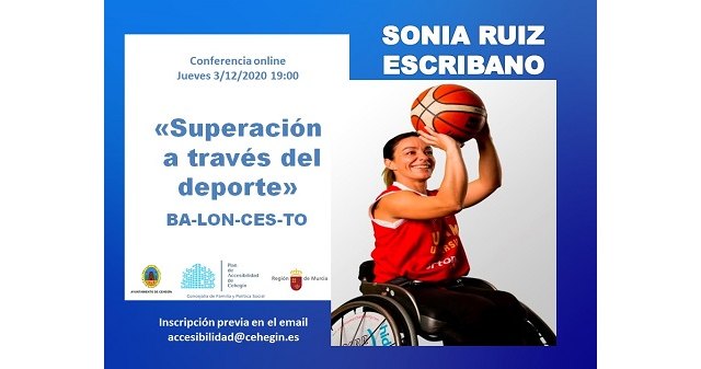 La capitana de la Selección Española de Baloncesto en Silla de Ruedas, Sonia Ruiz Escribano, ofrecerá una conferencia online