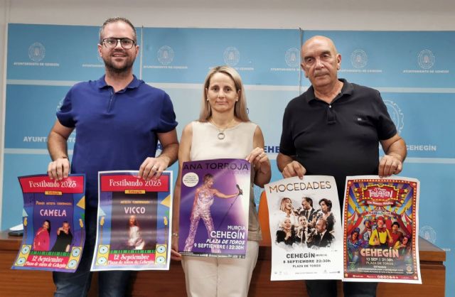 Ana Torroja, Camela, Mocedades y Vicco  encabezan el cartel musical de las Fiestas Patronales en Honor a la Virgen de las Maravillas
